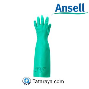 37-185 Ansell Solvex Nitrile Chemical Protection Gloves